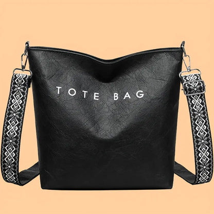 Women'S Fashionable Tote Bag - Large Capacity, Bohemian Style with Wide Shoulder Strap, Trendy Shoulder Bag for Daily Commute, Travel, and Gifts, Commute Tote Bag | Bohemian Style Bag | Adjustable Strap Bag Chic Le'Meek